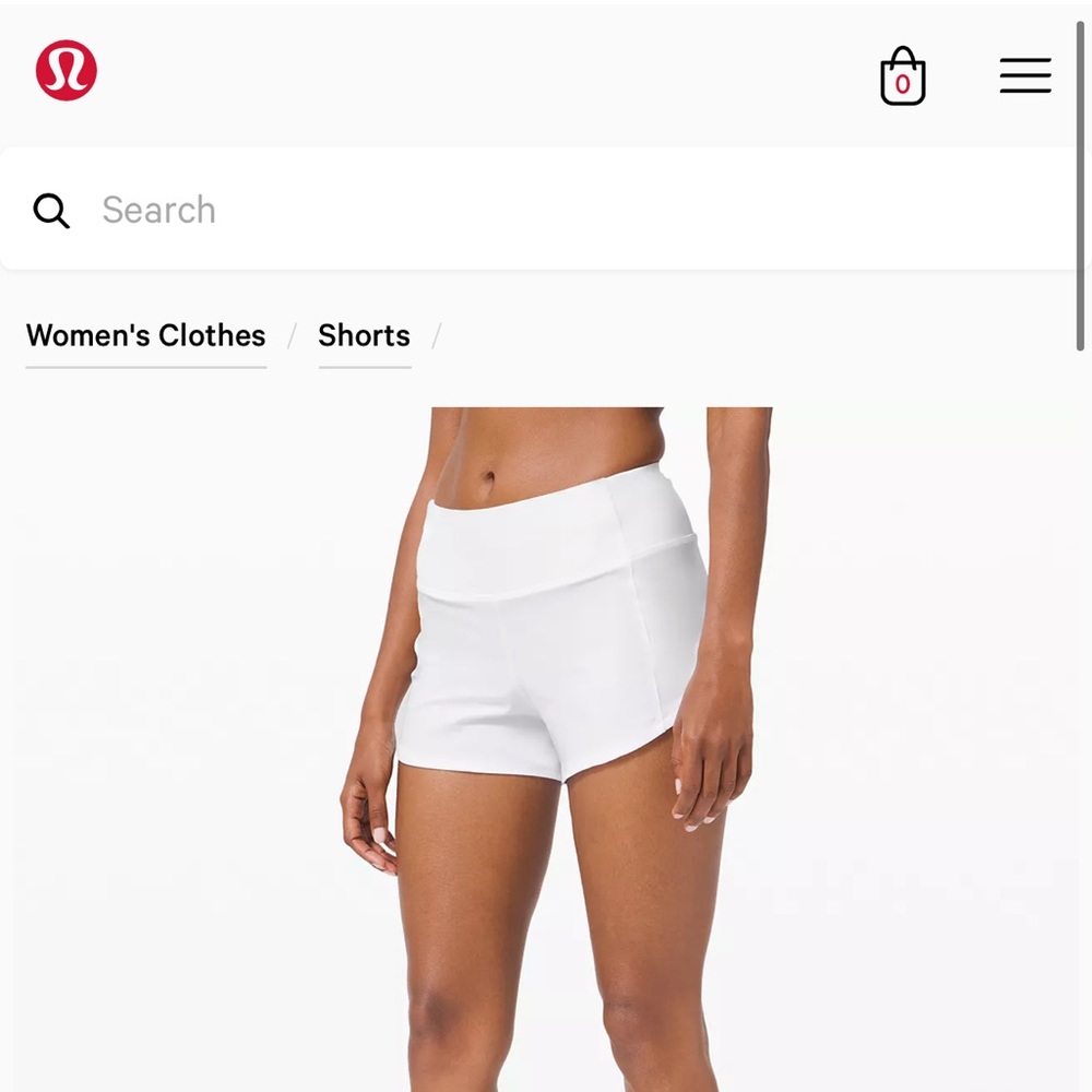Lululemon Speed Up Mid-Rise Short 4”
